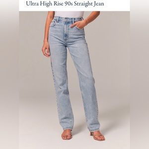Abercrombie & Fitch Ultra High Rise Jeans-NWT sz 26 2R